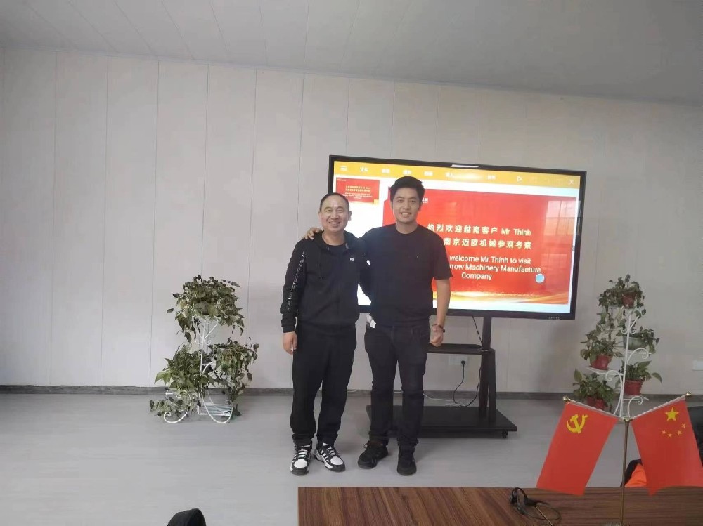 越南、印度客戶來我司參觀考察